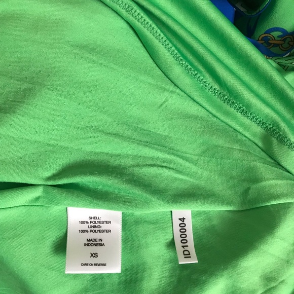 New York & Company Green Floral Chain Print Halter Sleeveless Maxi Dress Size XS - Picture 14 of 14